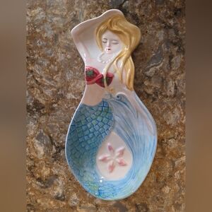 Mermaid Ceramic Spoon Rest